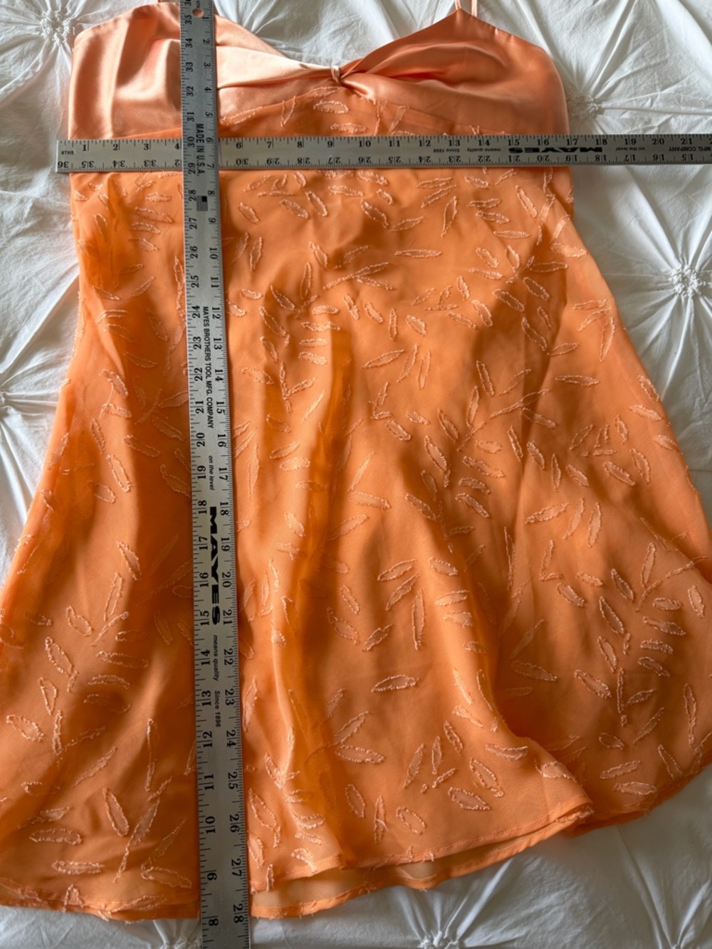 La Vie en Rose Peach Sheer Babydoll Nightgown Robe Set M Y2K - Picture 11 of 11